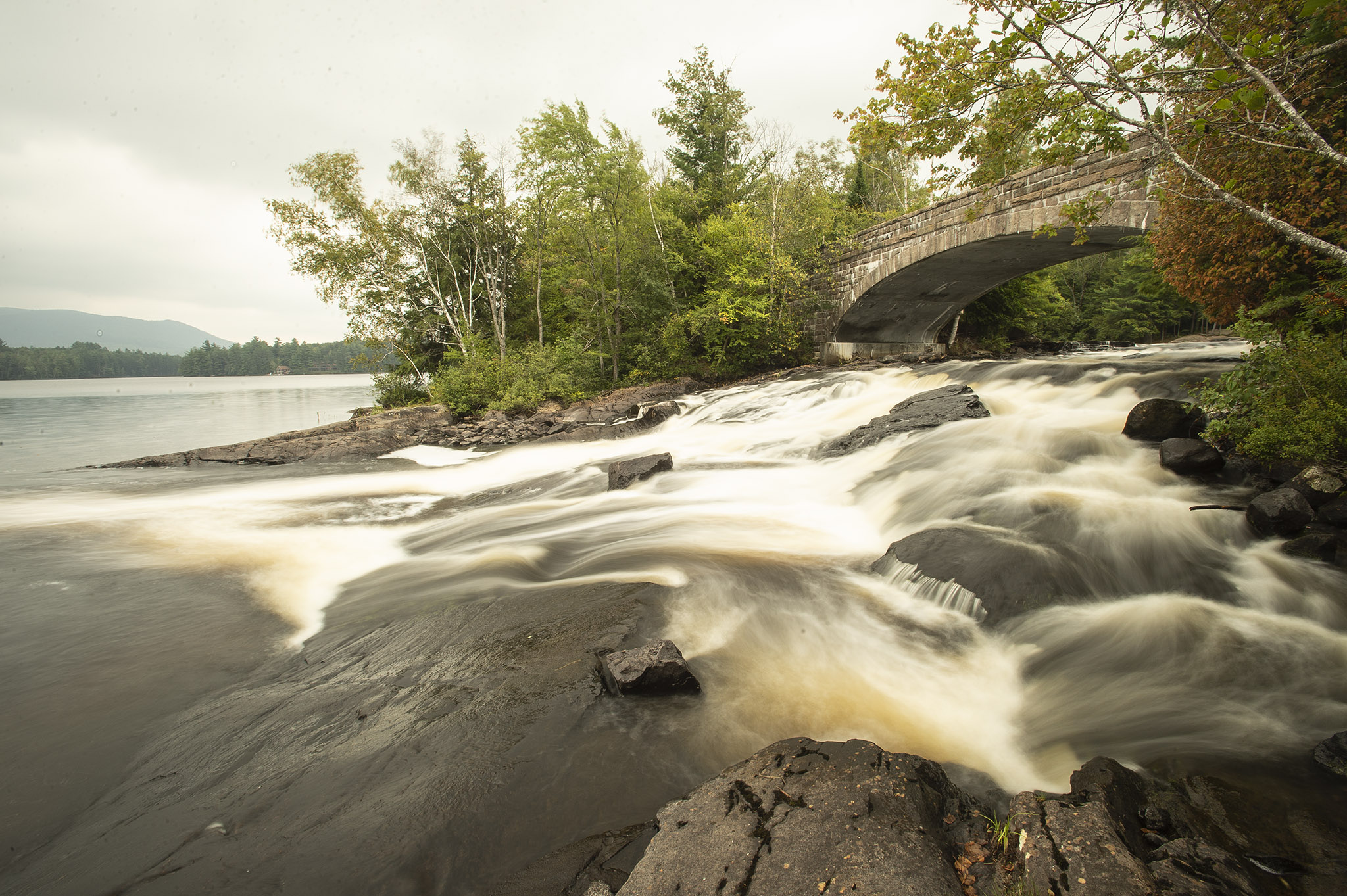 Bog River Falls and Bridge